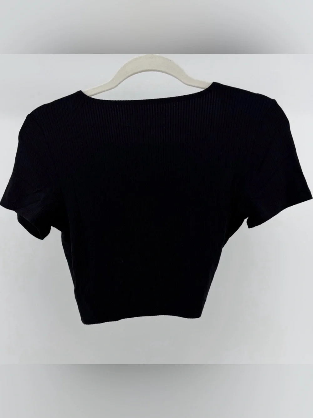L*SPACE Isla Top - Black Ribbed - Picture 3 of 7